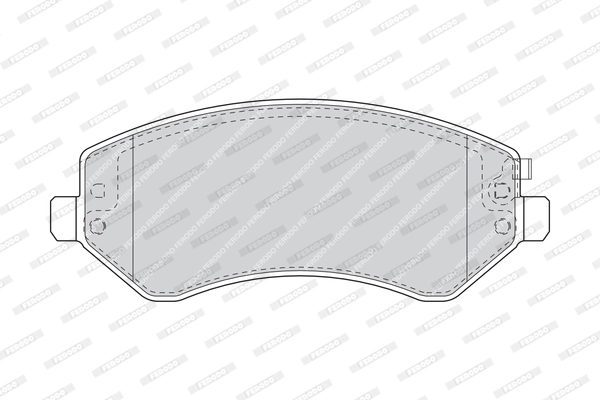 Brake Pad Set, disc brake PREMIER FDB1576