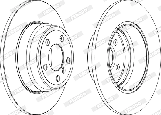 Brake Disc PREMIER DDF1255C-1