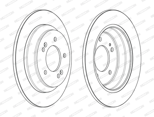 Brake Disc PREMIER DDF2608C