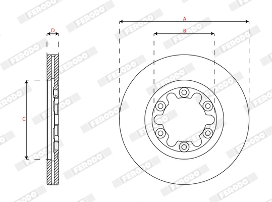 Brake Disc PREMIER DDF1921