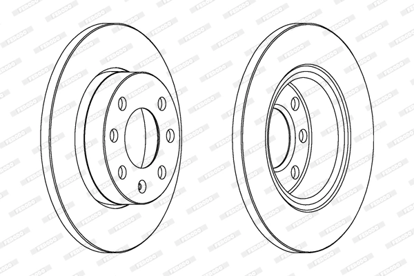 Brake Disc PREMIER Coat+ disc DDF1129C