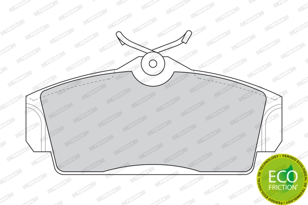 Brake Pad Set, disc brake PREMIER ECO FRICTION FDB1096