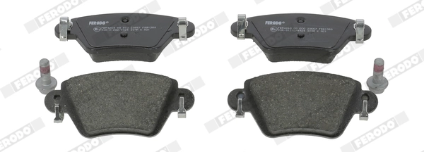 Brake Pad Set, disc brake PREMIER FDB1380