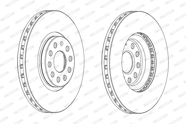 Brake Disc PREMIER DDF2016C-1