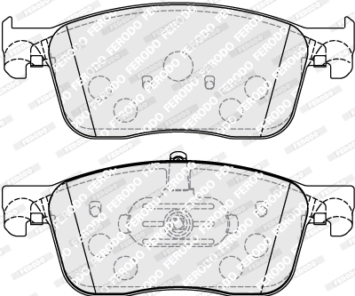 Brake Pad Set, disc brake PREMIER ECO FRICTION FVR5119
