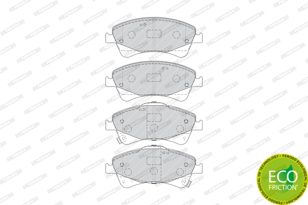 Brake Pad Set, disc brake PREMIER ECO FRICTION FDB4326