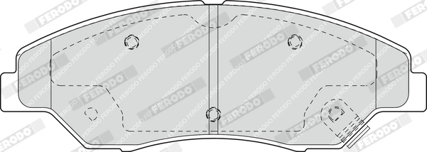 Brake Pad Set, disc brake PREMIER FDB1536