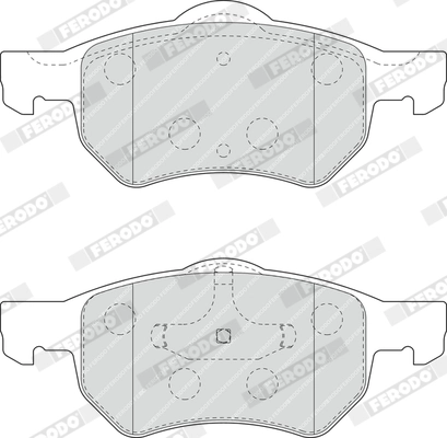 Brake Pad Set, disc brake PREMIER ECO FRICTION FDB1474