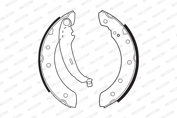 Brake Shoe Set PREMIER FSB519