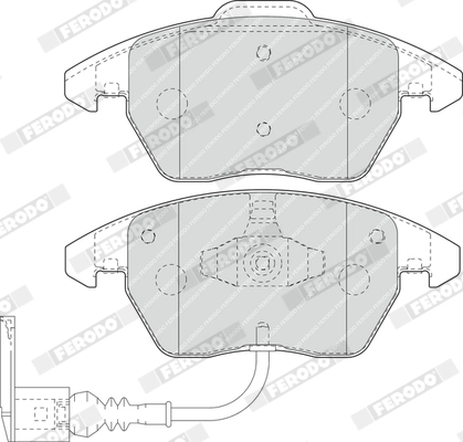 Brake Pad Set, disc brake FUSE+ Technology FDB1641