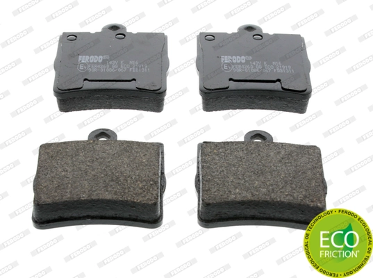 Brake Pad Set, disc brake PREMIER ECO FRICTION FDB1311