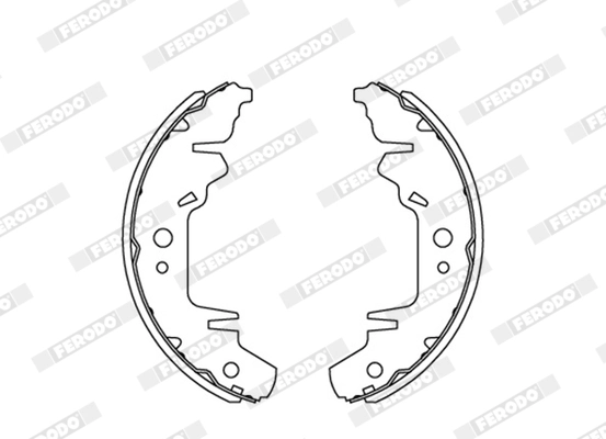 FERODO FSB568 Brake Shoe Set