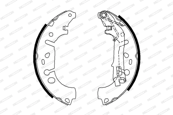 Brake Shoe Set PREMIER FSB682