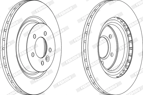 Brake Disc PREMIER DDF1434C-1