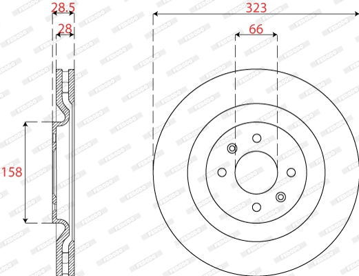 Brake Disc PREMIER DDF2784C