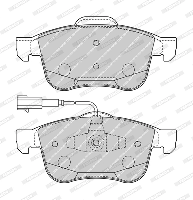 Brake Pad Set, disc brake PREMIER ECO FRICTION FDB4338