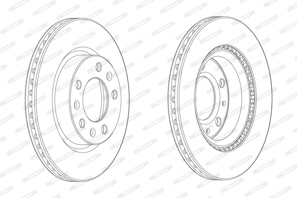 Brake Disc PREMIER DDF2413C