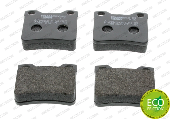 Brake Pad Set, disc brake PREMIER ECO FRICTION FDB1415