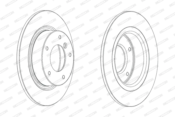 Brake Disc PREMIER DDF2123C