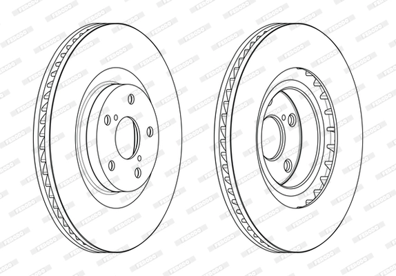 FERODO DDF2496LC-1 Brake Disc