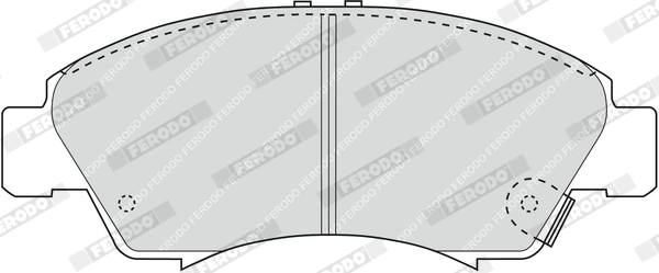 Brake Pad Set, disc brake PREMIER ECO FRICTION FDB777