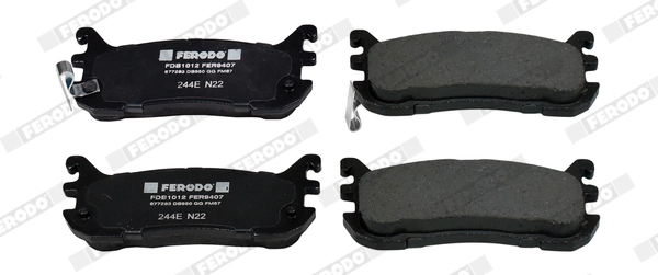 Brake Pad Set, disc brake PREMIER ECO FRICTION FDB1012