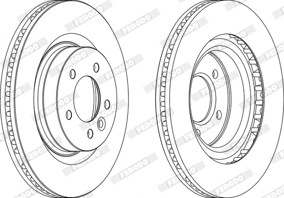 Brake Disc PREMIER DDF1432C-1