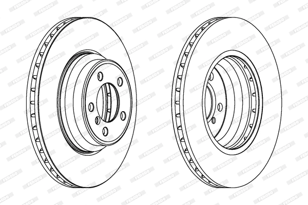 Brake Disc PREMIER Coat+ disc DDF1245C-1