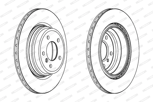 Brake Disc PREMIER DDF1550C-1