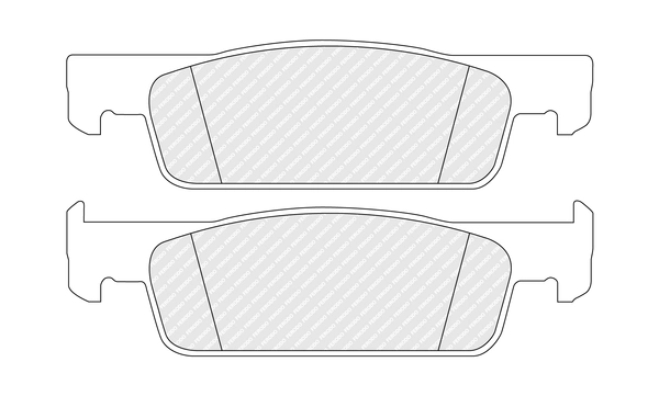Brake Pad Set, disc brake PREMIER ECO FRICTION FDB5558
