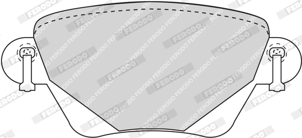 Brake Pad Set, disc brake PREMIER ECO FRICTION FDB1416