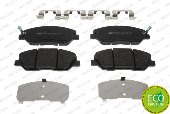 Brake Pad Set, disc brake PREMIER ECO FRICTION FDB4111
