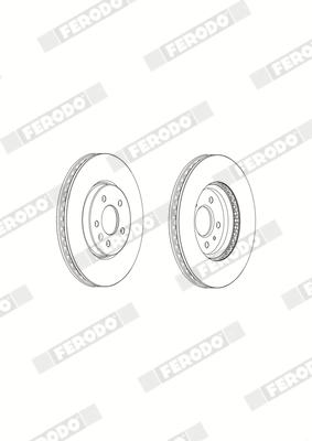 Brake Disc PREMIER DDF2191C-1