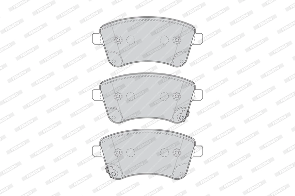 Brake Pad Set, disc brake PREMIER FDB4339