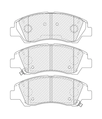 Brake Pad Set, disc brake PREMIER ECO FRICTION FDB4920