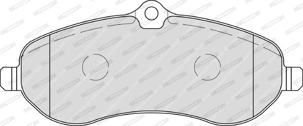 Brake Pad Set, disc brake PREMIER ECO FRICTION FVR1771