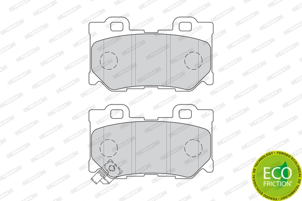 Brake Pad Set, disc brake PREMIER ECO FRICTION FDB4312