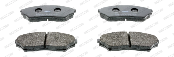 Brake Pad Set, disc brake PREMIER ECO FRICTION FDB1596