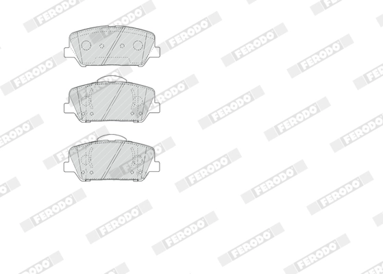 Brake Pad Set, disc brake PREMIER ECO FRICTION FDB4703