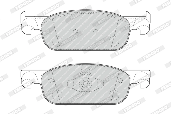 Brake Pad Set, disc brake PREMIER ECO FRICTION FDB4907