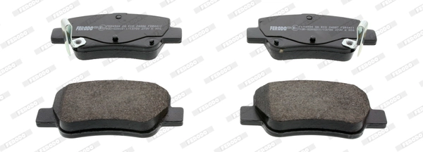Brake Pad Set, disc brake PREMIER ECO FRICTION FDB4411