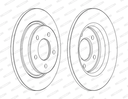 Brake Disc PREMIER Coat+ disc DDF1546C