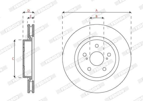 Brake Disc PREMIER DDF2925C