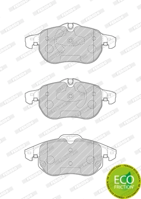 Brake Pad Set, disc brake PREMIER ECO FRICTION FDB4188