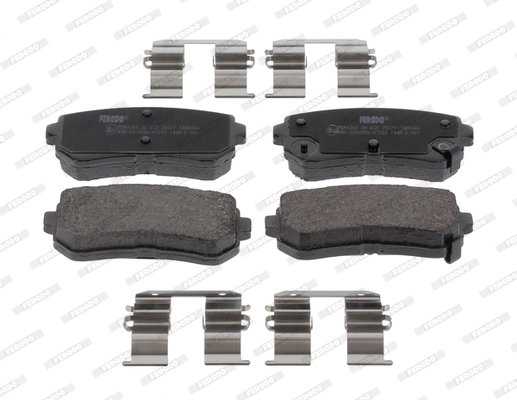 Brake Pad Set, disc brake PREMIER ECO FRICTION FDB5066