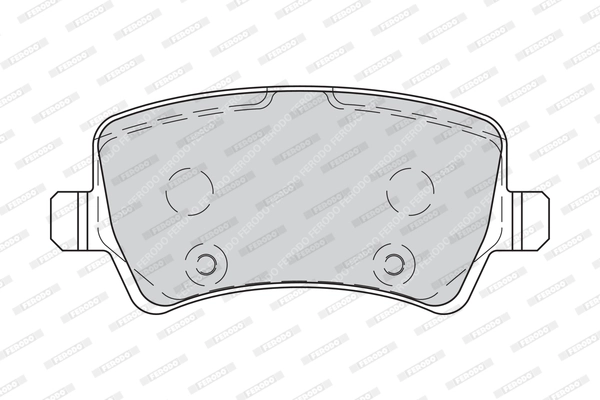 Brake Pad Set, disc brake PREMIER FDB4237