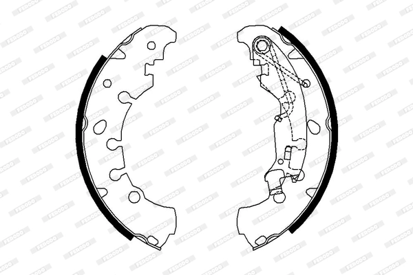 Brake Shoe Set PREMIER FSB681