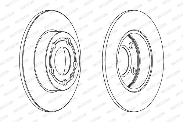 Brake Disc PREMIER DDF1233C