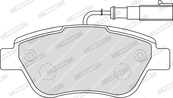 Brake Pad Set, disc brake PREMIER ECO FRICTION FDB1946