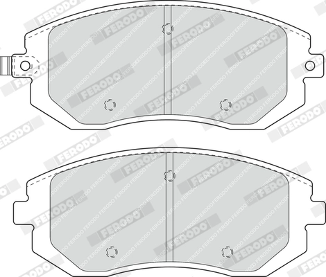 Brake Pad Set, disc brake PREMIER ECO FRICTION FDB1639